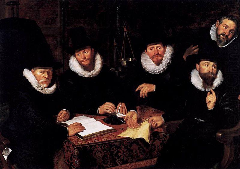 Five Regents of the Groot-Kramergild, Werner van den Valckert